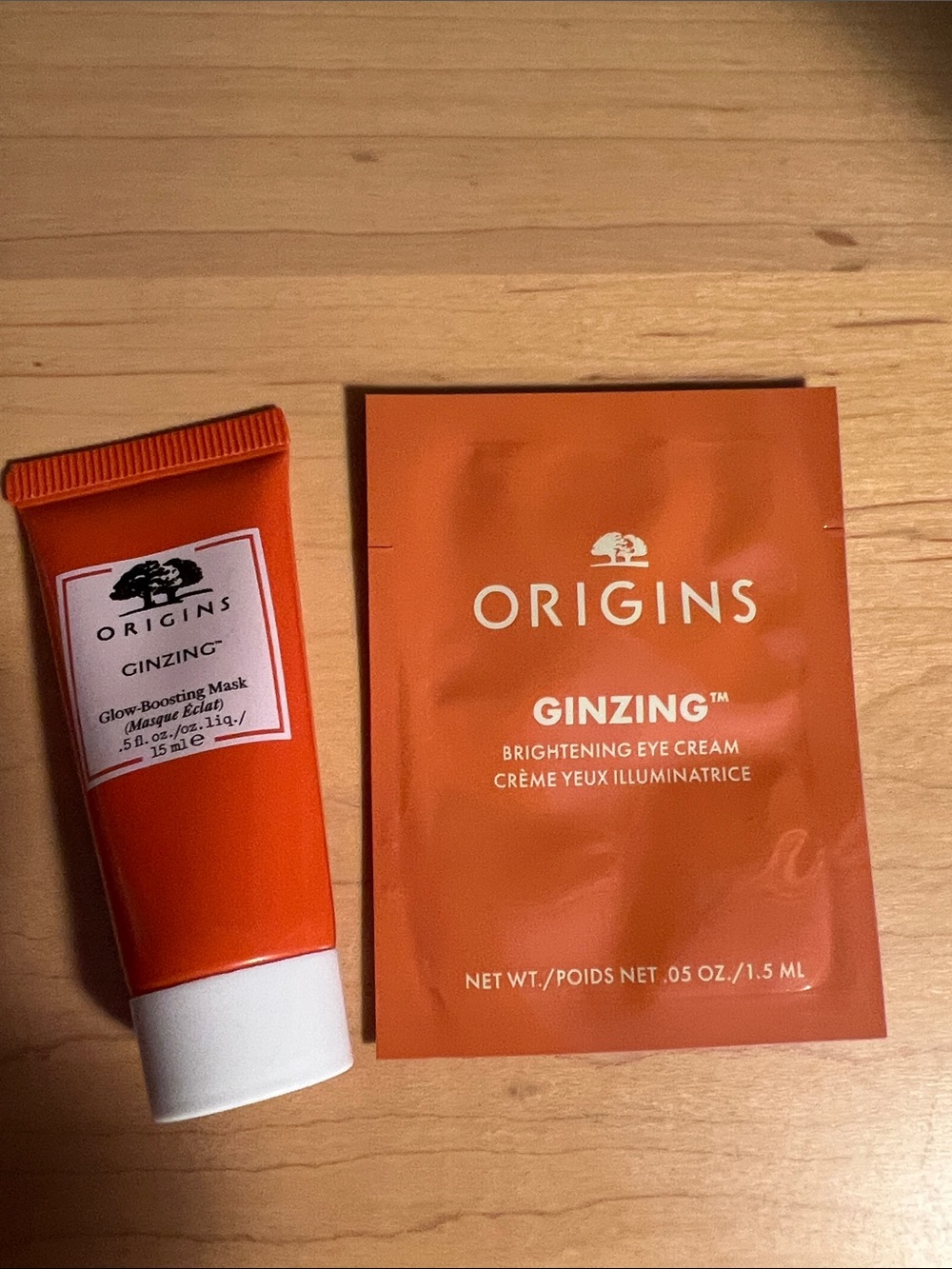 Origins GinZing Eye Cream & Glow-Boosting Mask